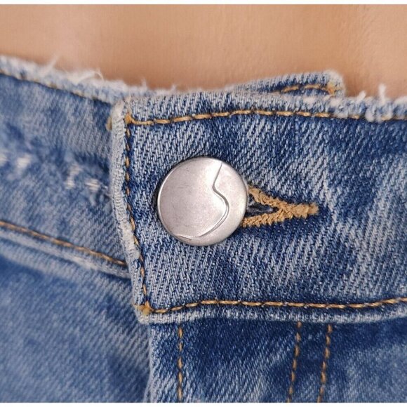 Joe's Jeans HR Smith Short 4" Cut Hem & Slit Jean Shorts in Cindy Blue NWT - Picture 4 of 14